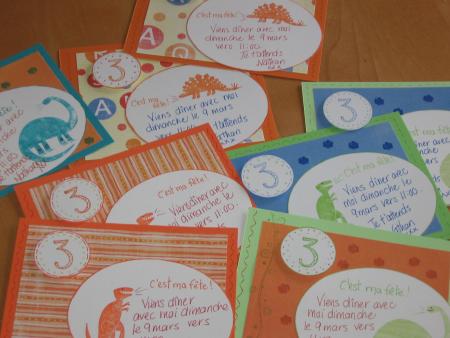 Carte de f�te (invitation)