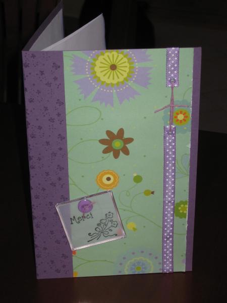 Carte de remerciements.mars 04