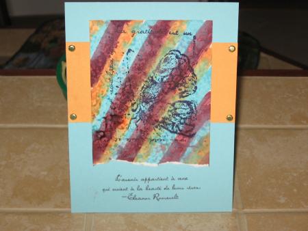 Club d'estampage (cours 2) / avril 07